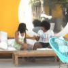Emilie et Jamel dans la quotidienne de Secret Story 7 sur TF1 le lundi 22 juillet 2013