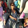 Halle Berry, enceinte, emmène sa fille Nahla à Disneyland à Anaheim, le 22 juillet 2013.