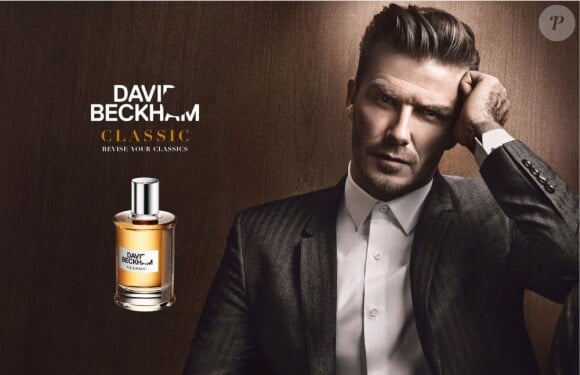 David Beckham, visage de son nouveau parfum, Classic.