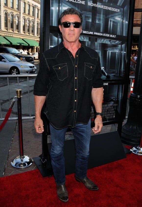 Sylvester Stallone pendant la première d'Escape Plan à San Diego, le 18 juillet 2013.