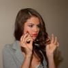 Selena Gomez fête ses 21 ans entourée de ses fans et présente sa nouvelle collection automne de vêtements intitulée New Dream Out Loud pour l'enseigne Kmart à New York, le 24 juillet 2013.