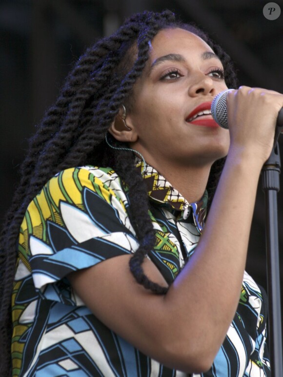 Solange Knowles en concert au Philadelphia Festival Pier, le 1er juin 2013.