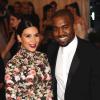 Kim Kardashian et Kanye West lors du MET Gala à New York, le 6 mai 2013.