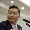Psy tient une conférence de presse avant son concert à Moscou, le 6 juin 2013.