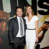 Mark Wahlberg et sa femme Rhea Durman lors de l'avant-première du film 2 Guns à New York le 29 juillet 2013