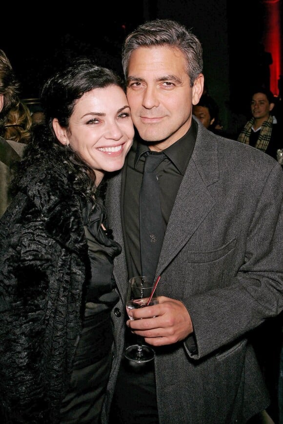 Julianna Margulies et George Clooney à New York le 20 novembre 2005.