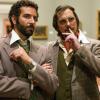 Bradley Cooper et Christian Bale affichent leurs looks 70's dans American Hustle.