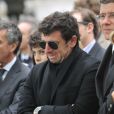  Jerôme Cahuzac et Patrick Bruel aux obsèques au cimetière de Montmatre à Paris le 3 juin 2013.  