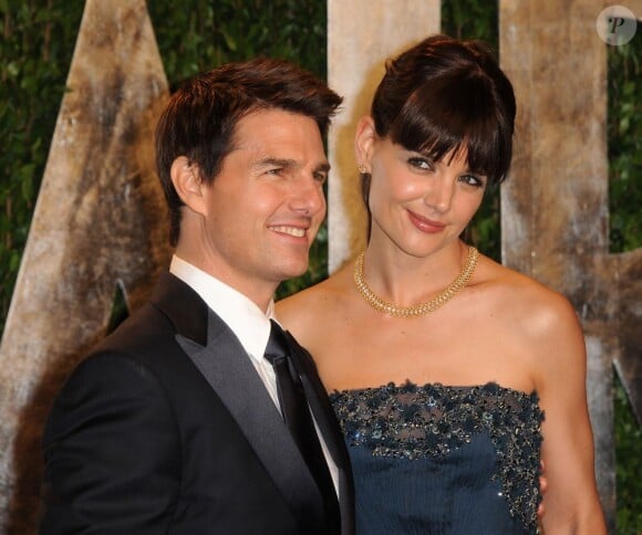 Katie Holmes et Tom Cruise le 26 février 2012 à West Hollywood.