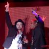 Justin Timberlake et Jay-Z en concert BC Place à Vancouver pour leur tournée Legends of the Summer. Le 31 juillet 2013.