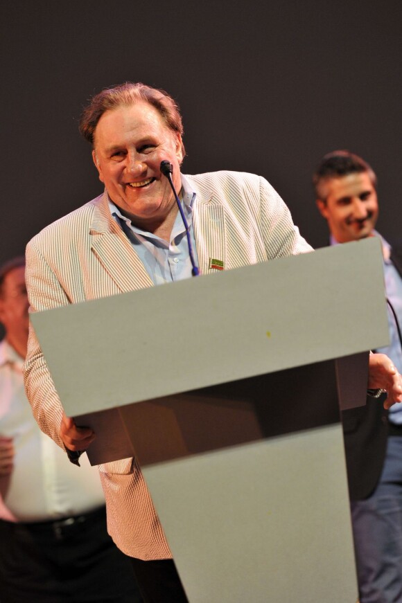Gérard Depardieu à Nice le 16 juin 2013.