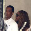 Jay Z, Beyoncé Knowles et leur fille Blue Ivy sont allés déjeuner au restaurant "Septime" à Paris, le 25 avril 2013.