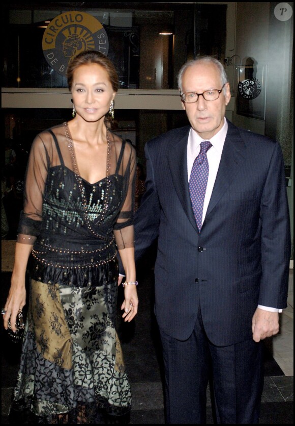 Isabel Preysler et son mari Miguel Boyer à Madrid le 8 juin 2006.