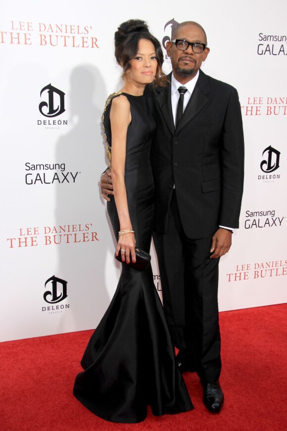 Forest Whitaker et sa femme Keisha lors de l'avant-première du film Le Majordome à New York le 5 août 2013