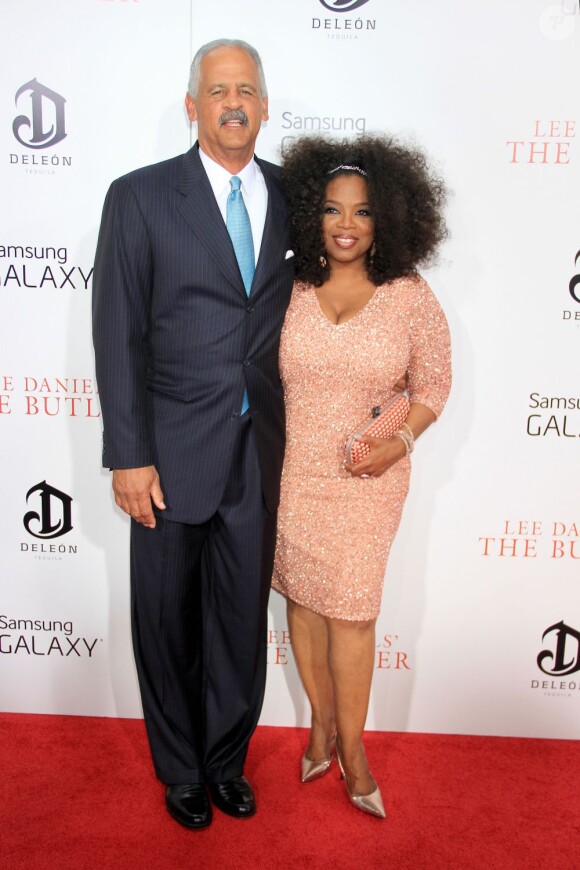 Oprah Winfrey et Stedman Graham lors de l'avant-première du film Le Majordome à New York le 5 août 2013