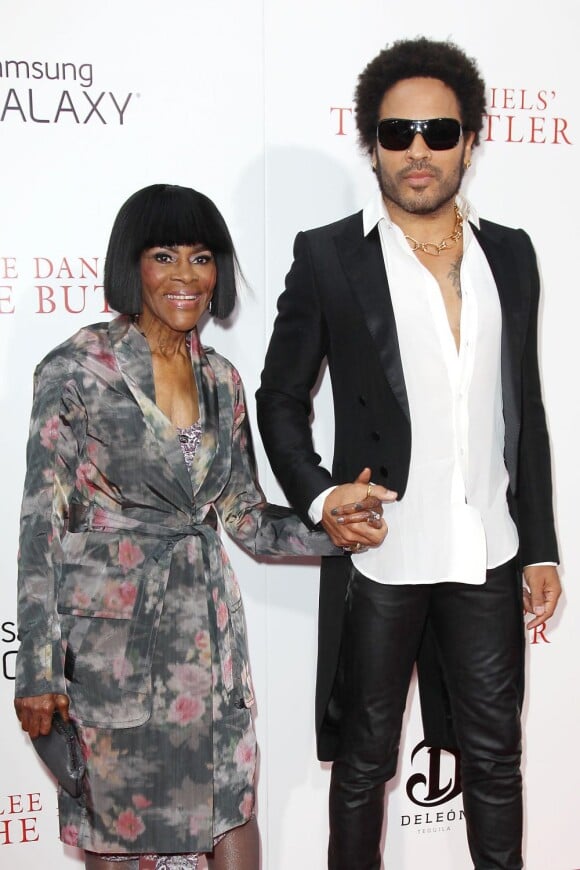 Cicely Tyson et Lenny Kravitz lors de l'avant-première du film Le Majordome à New York le 5 août 2013