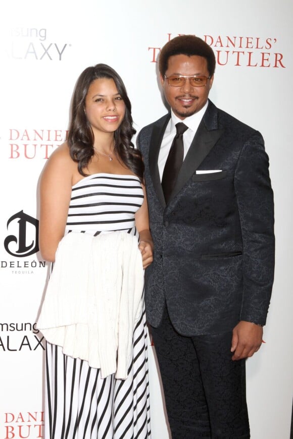 Terrence Howard et sa fille Heaven lors de l'avant-première du film Le Majordome à New York le 5 août 2013