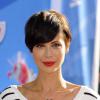 Catherine Bell, ravissante, avec ses enfants Gemma et Ronan à l'avant-première de Planes à Los Angeles, le 5 août 2013