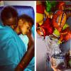 Tameka Raymond, la mère de Raymond V tient son fils dans les bras à l'hôpital. Août 2013.