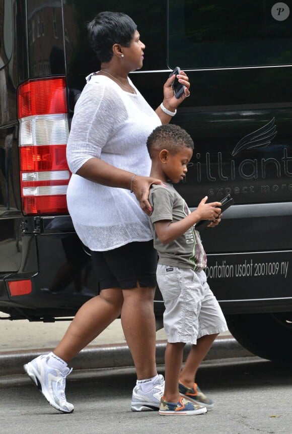 Le fils d'Usher, Raymond V, à New York, le 6 août 2013.