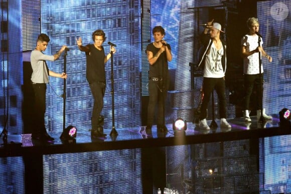 Le groupe One Direction sur scène au Verizon Center de Washington, le 23 juin 2013.