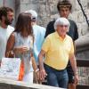 Bernie Ecclestone et sa très jeune femme Fabiana Flosi complices à Dubrovnik, à Croatie le 10 août 2013