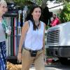 Courteney Cox sur le tournage du film "Hello, I Must Be Going" à Los Angeles, le 9 juillet 2013.