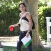 Exclusif - Courteney Cox sur le tournage du film "Hello I Must Be Going" à Los Angeles, le 8 juillet 2013.