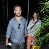 Jack Osbourne et sa femme Lisa vont au cinéma Arclight Hollywood à Los Angeles, pour voir le film Elysium, le 10 août 2013. 