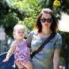 Lisa Osbourne et sa fille aînée Pearl vont déjeuner au restaurant Lemonade, dans le quartier de West Hollywood, à Los Angeles, le 9 août 2013.