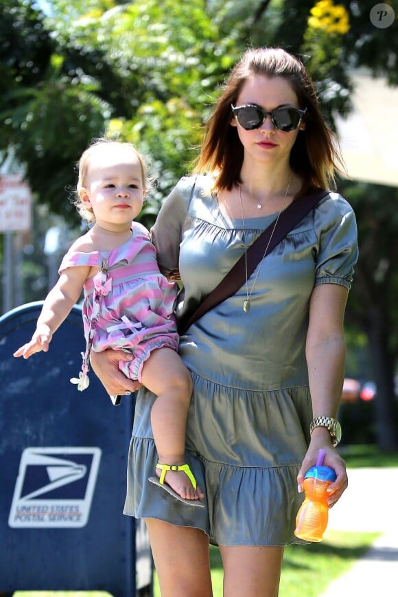 Lisa Osbourne et sa fille aînée Pearl vont déjeuner au restaurant Lemonade, dans le quartier de West Hollywood, à Los Angeles, le 9 août 2013.