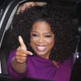 Oprah Winfrey lors de son arrivée pour l'enregistrement de l'émission Good Morning America à New York le 6 août 2013