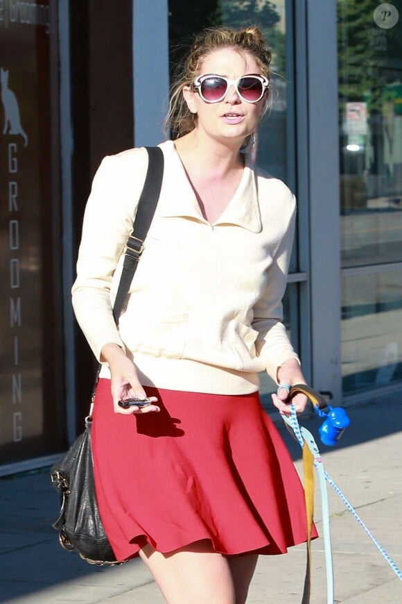 Mischa Barton à Los Angeles, le 18 juillet 2013.