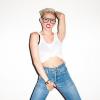 Miley Cyrus, mannequin provoc' face à l'objectif de Terry Richardson.