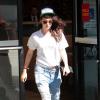 Exclusif - Kristen Stewart à la banche à Los Angeles, le 15 août 2013.
