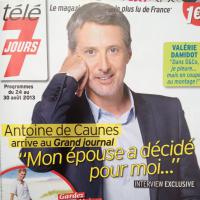 Antoine de Caunes, son arrivée au Grand Journal : "Mon épouse a décidé pour moi"