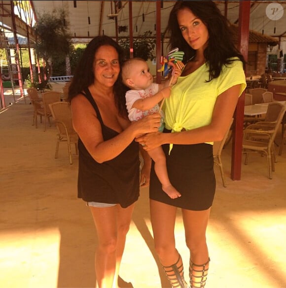 Trois générations de Foret : Jade Foret, sa maman et Liva