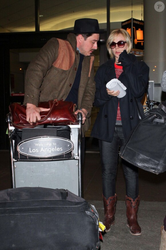 Carey Mulligan et son mari Marcus Mumford à Los Angeles le 17 novembre 2012