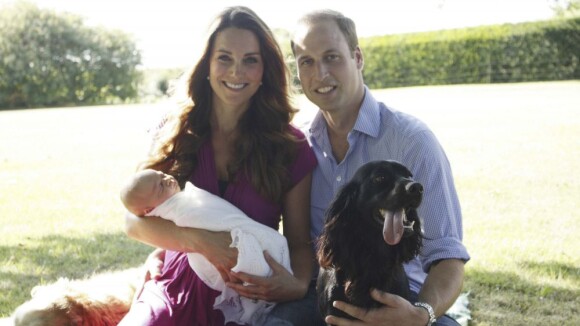 Kate Middleton, William et George : Premières photos officielles du petit prince