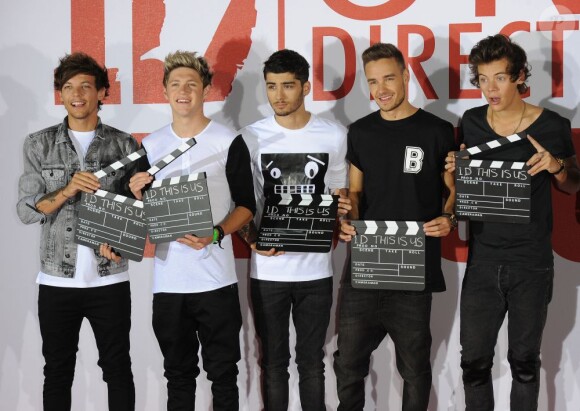 One Direction présente le film This Is Us à Londres, le 19 août 2013.