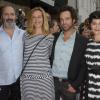 Cedric Klapisch, Cecile de France, Romain Duris et Audrey Tautou lors de l'ouverture du 6ème Festival du Film Francophone d'Angoulême le 23 Août 2013.