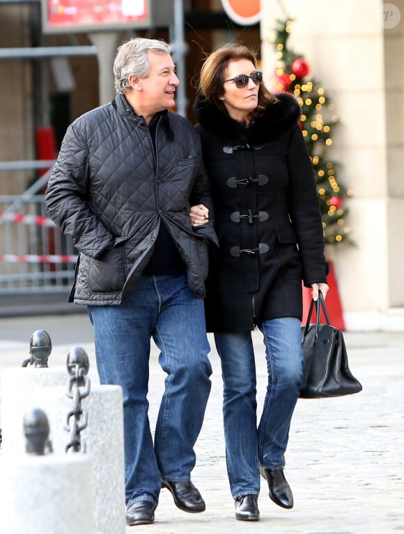Cécilia Attias et Richard Attias à Paris, le 15 decembre 2012 - Exclusif