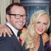 La belle Jenny McCarthy et Donnie Wahlberg à une soirée de charité de Danse avec les stars, à St. Charles dans l'Illinois.