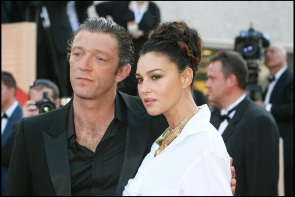 Monica Bellucci et son mari Vincent Cassel à Cannes en mai 2006.