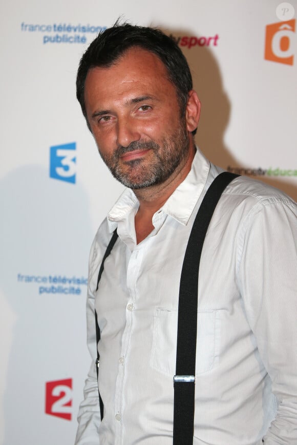 Frédéric Lopez lors de la conférence de presse de rentrée de France Télévisions au Palais de Tokyo le 27 août 2013 à Paris.