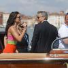 Sandra Bullock et George Clooney complices au 70e festival du film de Venise, le 28 août 2013.