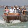 Sandra Bullock et George Clooney arrivent au 70e festival du film de Venise, le 28 août 2013.