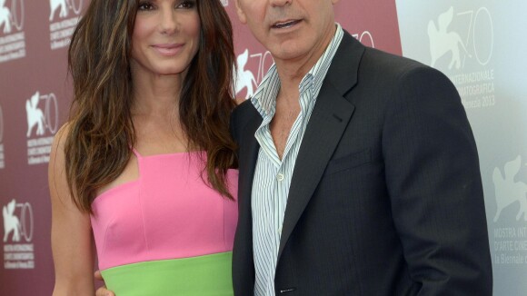 Mostra 2013 : George Clooney séducteur et Sandra Bullock flashy à Venise