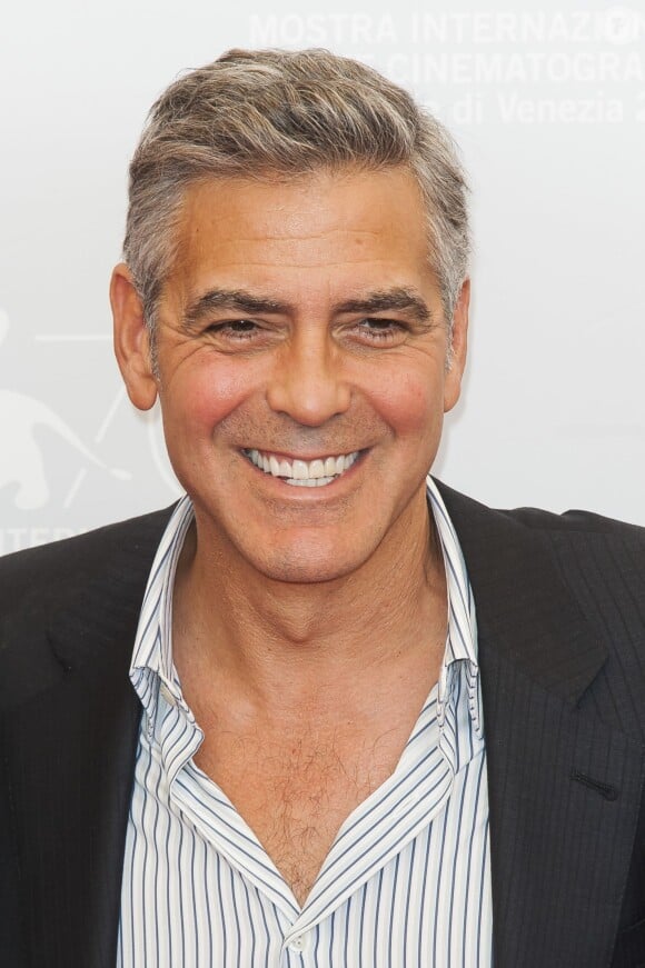 George Clooney au photocall du film Gravity au 70e festival du film de Venise, le 28 août 2013.