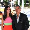Sandra Bullock et George Clooney au 70e festival du film de Venise, le 28 août 2013.